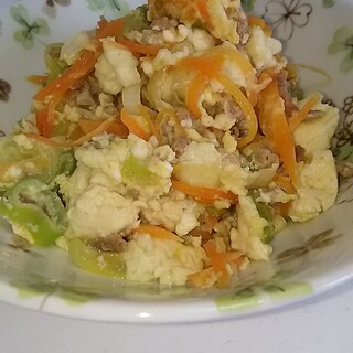 おなか満足！簡単いり豆腐